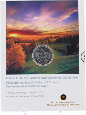 Kanada-25cent-2005-Stgl-Saskatchewan-Blister RS