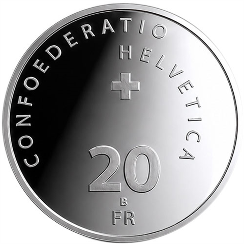 Schweiz-20-Franken-2007-Silber-PP-Munot-Schaffhausen-RS