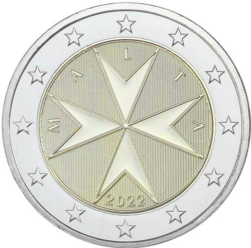 Malta-2Euro-2022-Kreuz