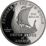 USA-1 Dollar-2000-AGpp-Leif Ericson Millenium-VS