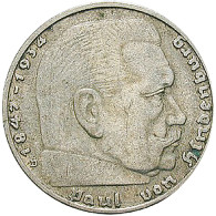 J.366 - 2 Reichsmark Hindenburg 1936 - 1939