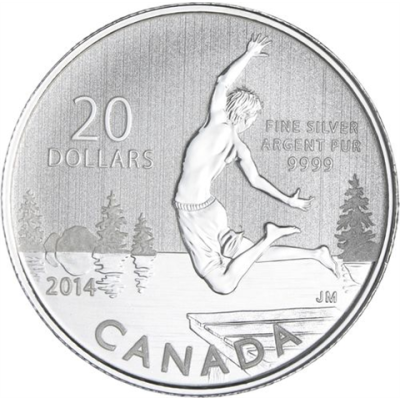 Kanada-20 Dollar-2014-AGstgl-Kanada Sommer-RS