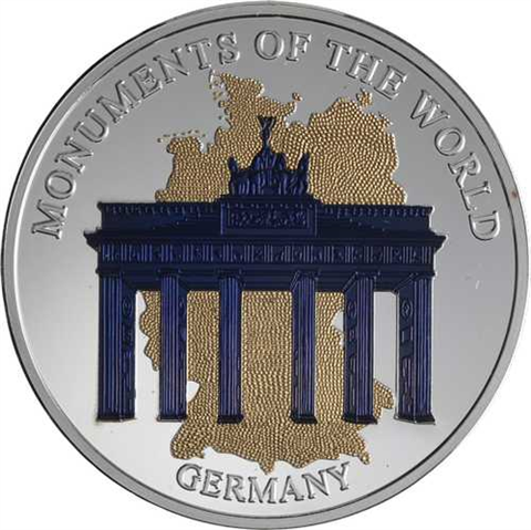 Malawi-15 Kwacha-2006-AGpp-Brandenburger Tor- Farbe-Glas II
