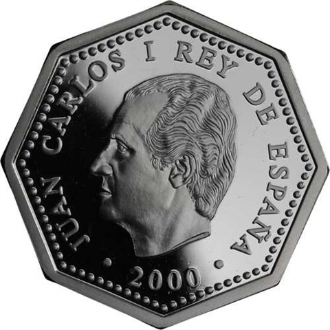Spanien-1500 Ptas-2000-PP-Milenio Imprenta-Etui