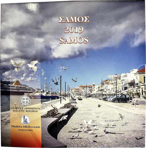 Griechenland KMS 3,88 Euro 2019  Tourismus - Samos im Folder Münzenkatalog online bestellen 