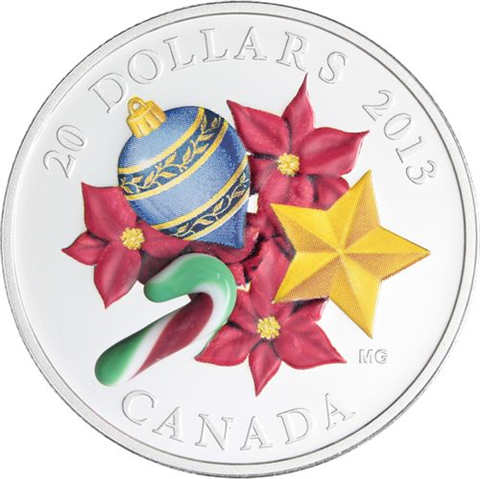 Kanada-20 Dollar-2013-AGpp-Candy Cane-RS