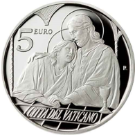 Vatikan-5Euro-2023-PP-Ag-Heiliger-Johannes-RS