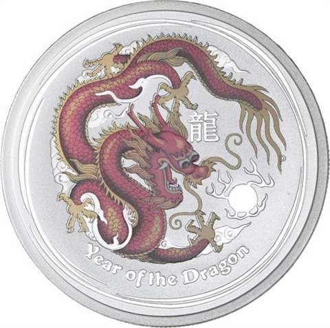 Australien-50 Cent-2012-AGstgl-Drache-FD-Farbe-RS