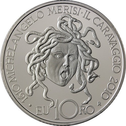 Italien 10 Euro 2010 PP Caravaggio I