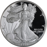 USA-1 Dollar-1999-AGpp-Silver Eagle-RS