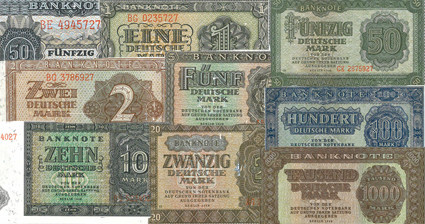 Banknotenserie Deutsche Notenbank 1948