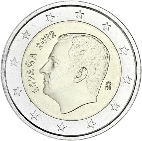 Spanien-2Euro-2022-Felipe