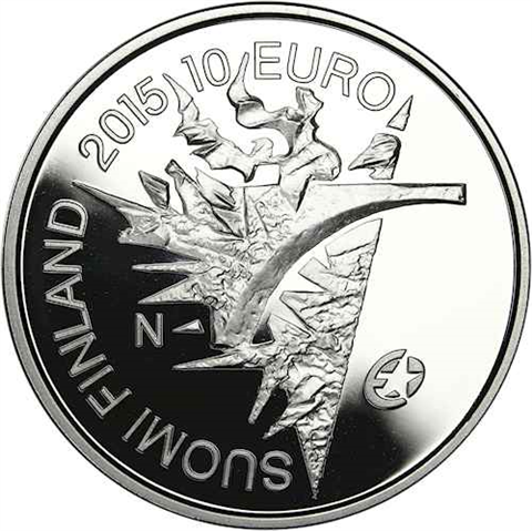 Finnland 10 Euro 2015 70 Jahre Frieden in Europa PP mit Schatten 1