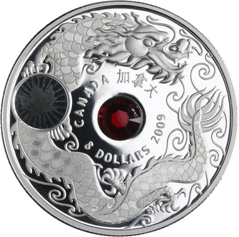 Kanada-8 Dollar-2009-AG-Maple of Wisdom-RS