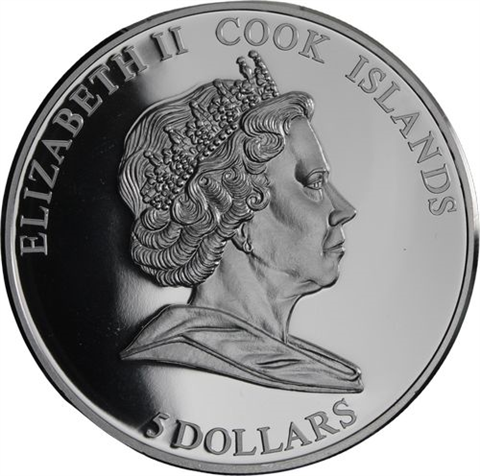 Cook Islands- 5 Dollar-2006-AGpp-Petersdom Sternenhimmel-RS