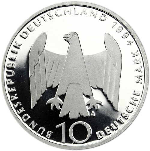 Deutschland 10 DM Silber 1994 PP Tag des deutschen Widerstandes 20. Juli