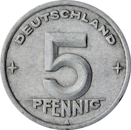 J.1502 DDR 5 Pfennig 1948 A