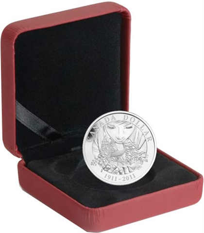 Kanada-1Dollar-2011-AgPP-Nationalparks-RS