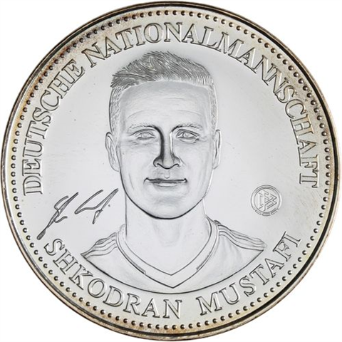 Set I+II Silber-Gold-Gedenkprägungen-der-Nationalmanschaft-2014