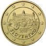 Slowakei 10 Cent 2010 Burg von Bratislava