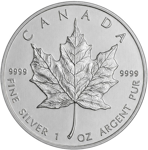 Kanada-5-Dollar-1990-1-Unze-Silber-Maple-Leaf-RS