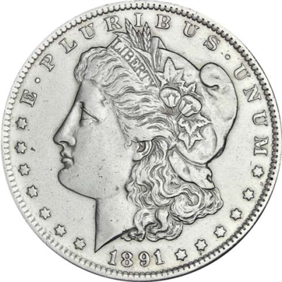 USA-1-Morgan-Dollar-1891-I