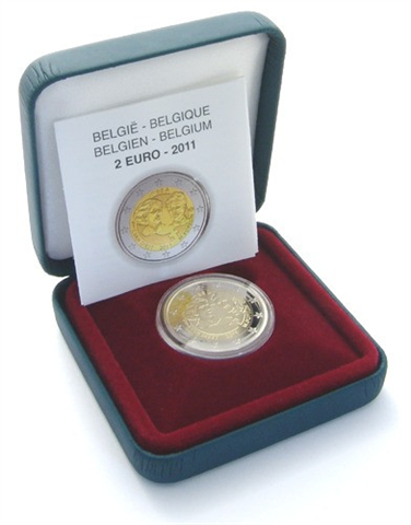 Belgien-2Euro-2011-PP-Frauentag-RS