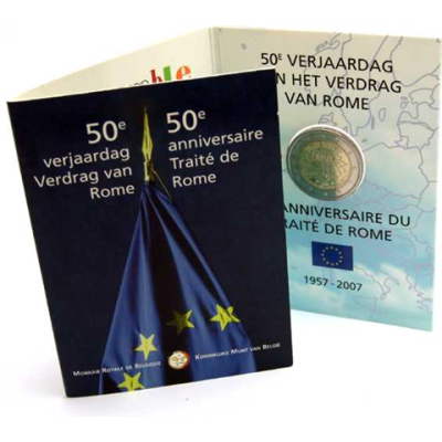 Belgien 2 Euro 2007 stgl. Römische VerträgeCC