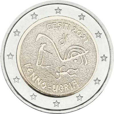 Gedenkmünze-Estland-2-Euro-2021-Finno-Ugrische-Völker