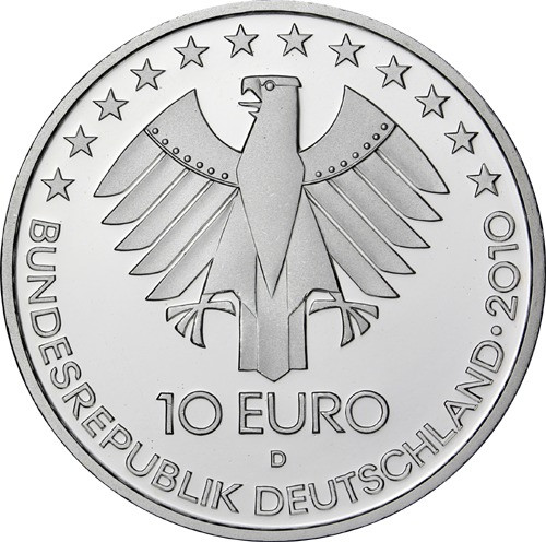 0 Euro Silbermünze 2010 - 175 Jahre Deutsche Eisenbahn