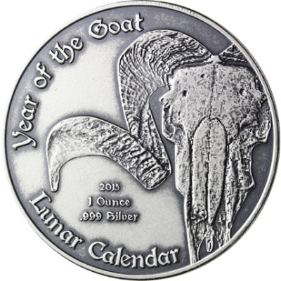 Lunar Serie Kamerun 1000 Francs 2015 Jahr der Ziege 