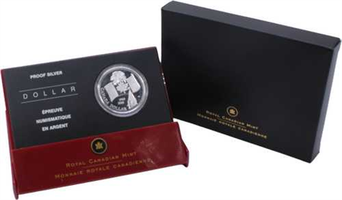 Kanada-1 Dollar-2005-AGpp-Kanadische Nationalflagge-RS