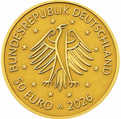 Deutschland-50-Euro-2026-Gold-Gestaltung-Etui