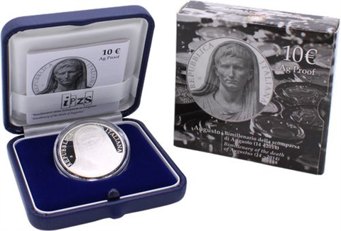 Italien-10 Euro-2014-AGpp-Augusto-RS