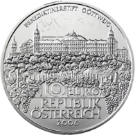 Österreich-10-Euro-2006-Silber-bfr-Göttweig-RS