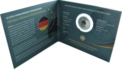 Deutschland-20-Euro-2019-100-Jahre-Weimarer-Reichsverfassung