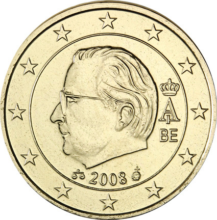 Belgien  10  Cent 2008 König Albert II.
