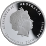 Australien-50 Cent-2010-AGpp-Seahorse-Farbe-VS
