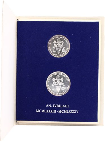 Vatikan-1500 Lire-1983-1984-stgl-Kurs-RS