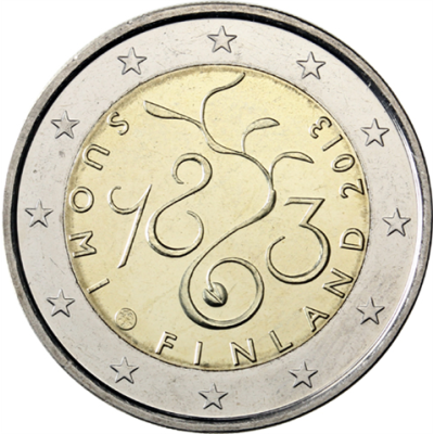 Finnland 2 Euro 2013 bfr. 150 Jahre Finnisches Parlament -II