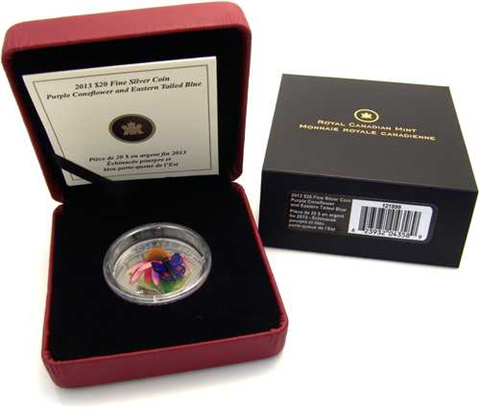 Kanada 20 Dollar 2013 PP Schmetterling aus Glas-I