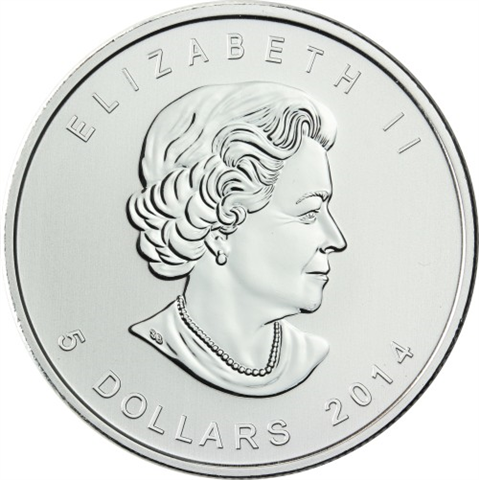 Kanada 5 Dollars 2014 bfr. Birds of Prey Bald Eagle