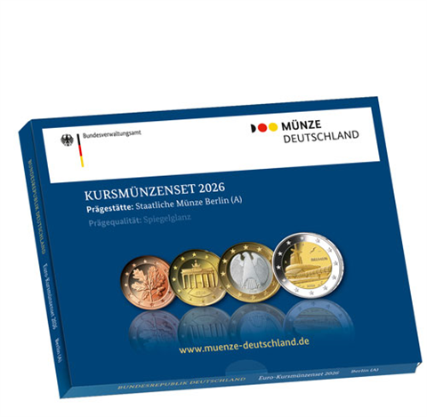 Deutschland-5,88Euro-2026-PP-Kursmünzensatz-D