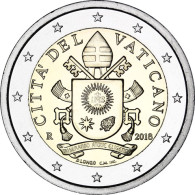 Vatikan 2 Euro Kursmünze 2018 mit dem Papst-Wappen von Franziskus