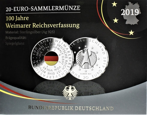 Deutschland-20-Euro-2019-100-Jahre-Weimarer-Reichsverfassung
