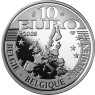 Belgien 10 Euro Silber 2009 PP Kulturelles Erbe: Erasmus von Rotterdam