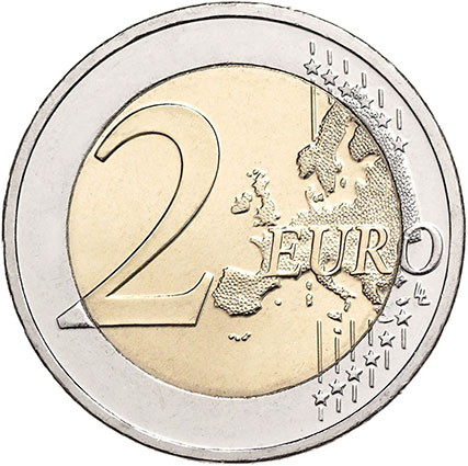 Großherzogin Charlotte Brücke 2 Euro Münze 2016