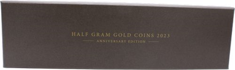 Gabun-7x1000 Francs-2023-AUpp-Half Gram Gold 2023- EtuiIII