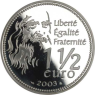 Frankreich-1,5Euro-2003-AGPP-MonaLisa-VS