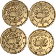 Mix-4x1Dollar-2007-AUpp-Goldraritäten Römische Verträge-RS